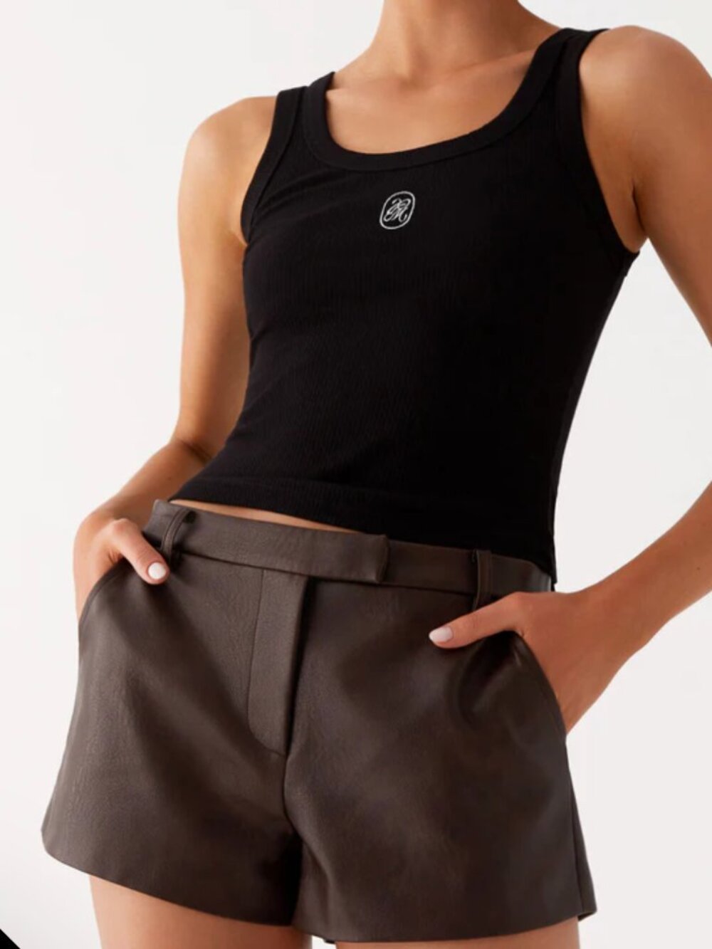 Peppermayo Francisco Mini Shorts - Brown